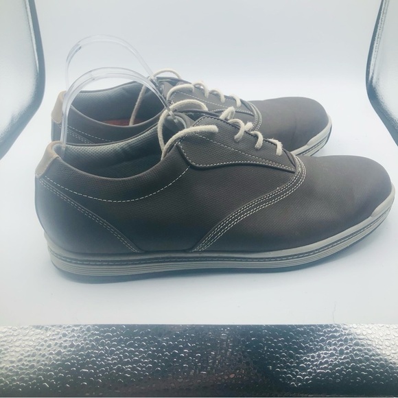 FootJoy 54263 Mens brown Contour Leather Spikeless Golf Shoes Size 11.5M - Picture 7 of 11